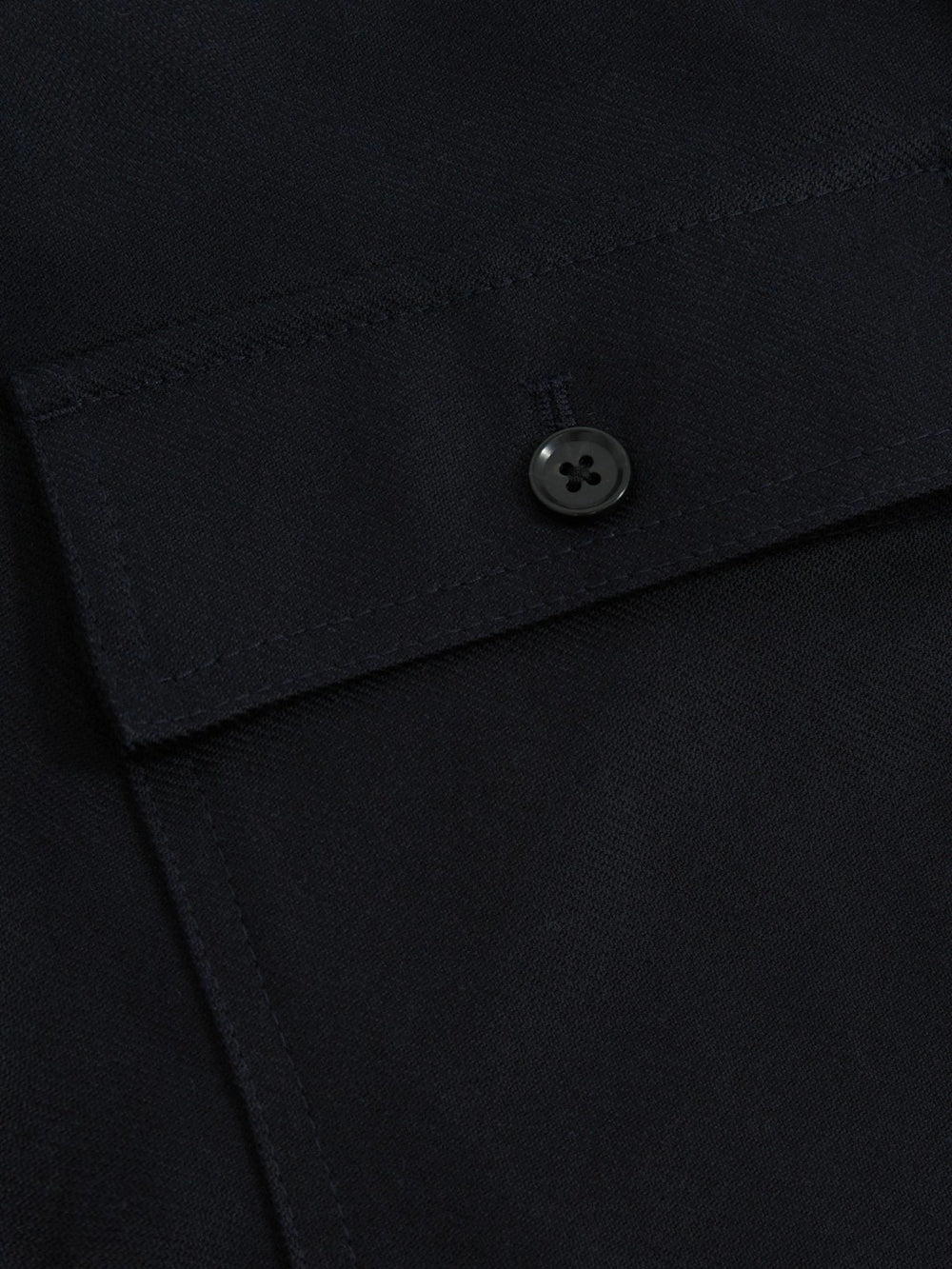 Reiss | Lyocell Cotton Wide Utility Trousers in Navy