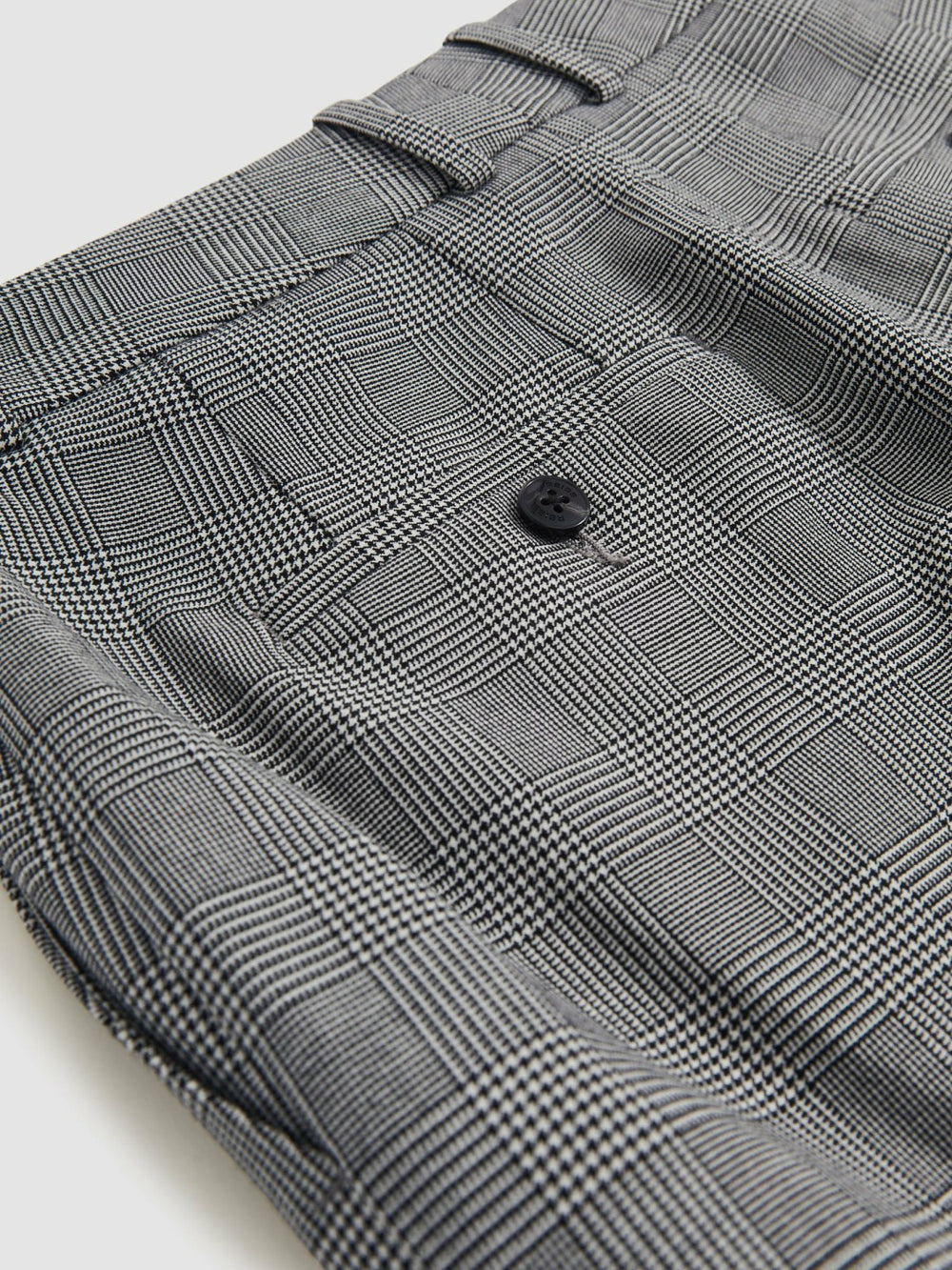 Reiss | Petite Check Slim-Fit Suit Trousers in Grey