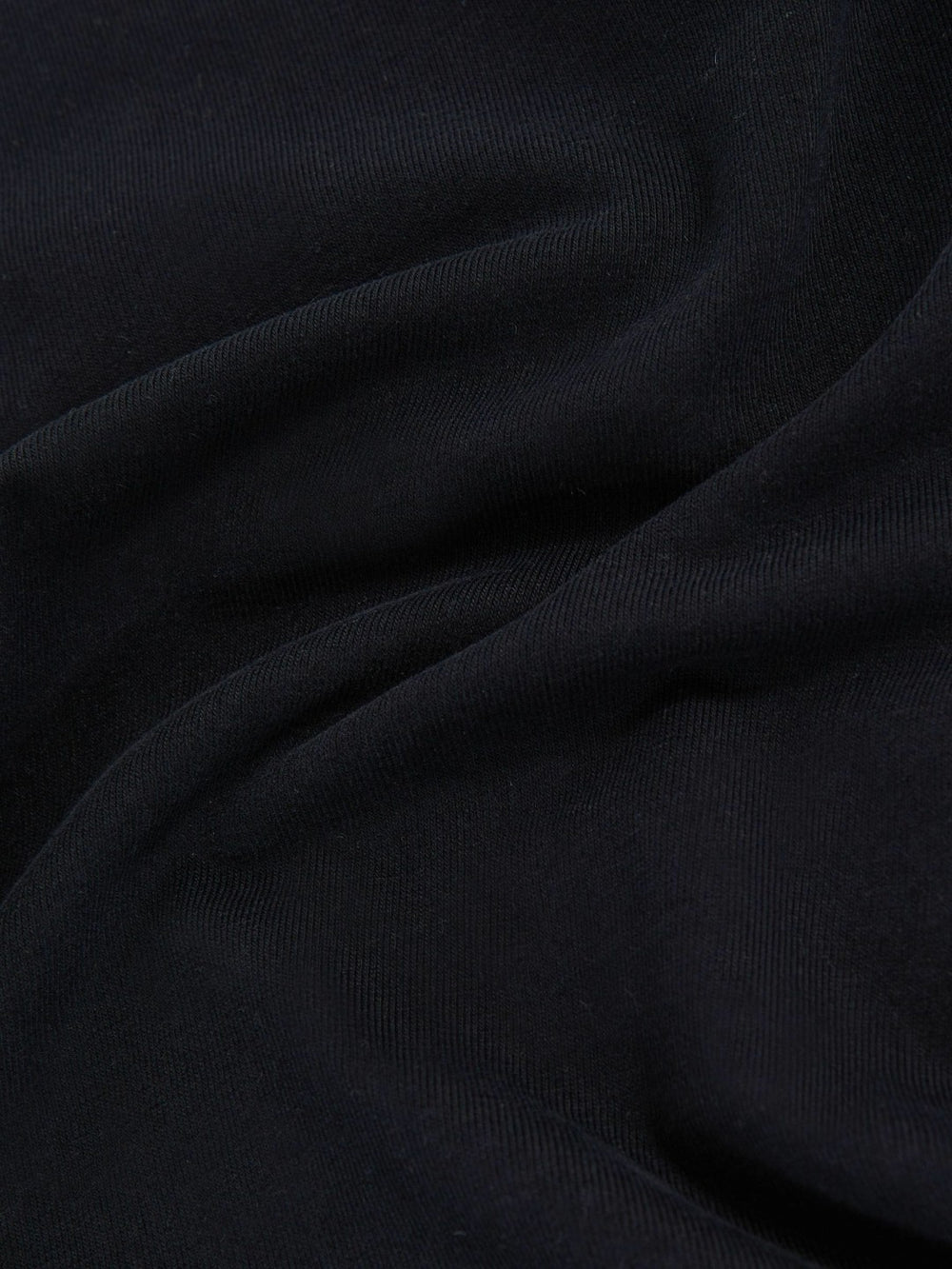 Reiss | Cotton Crew-Neck Long-Sleeve T-Shirt With Stretch in Black
