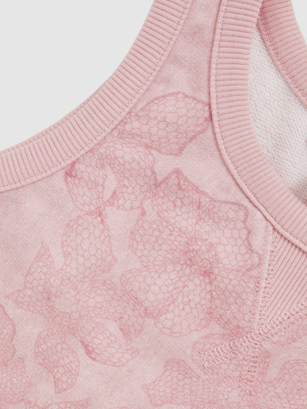 Reiss | 9-13 yrs Cotton Floral Vest and Joggers Set in Pink Print
