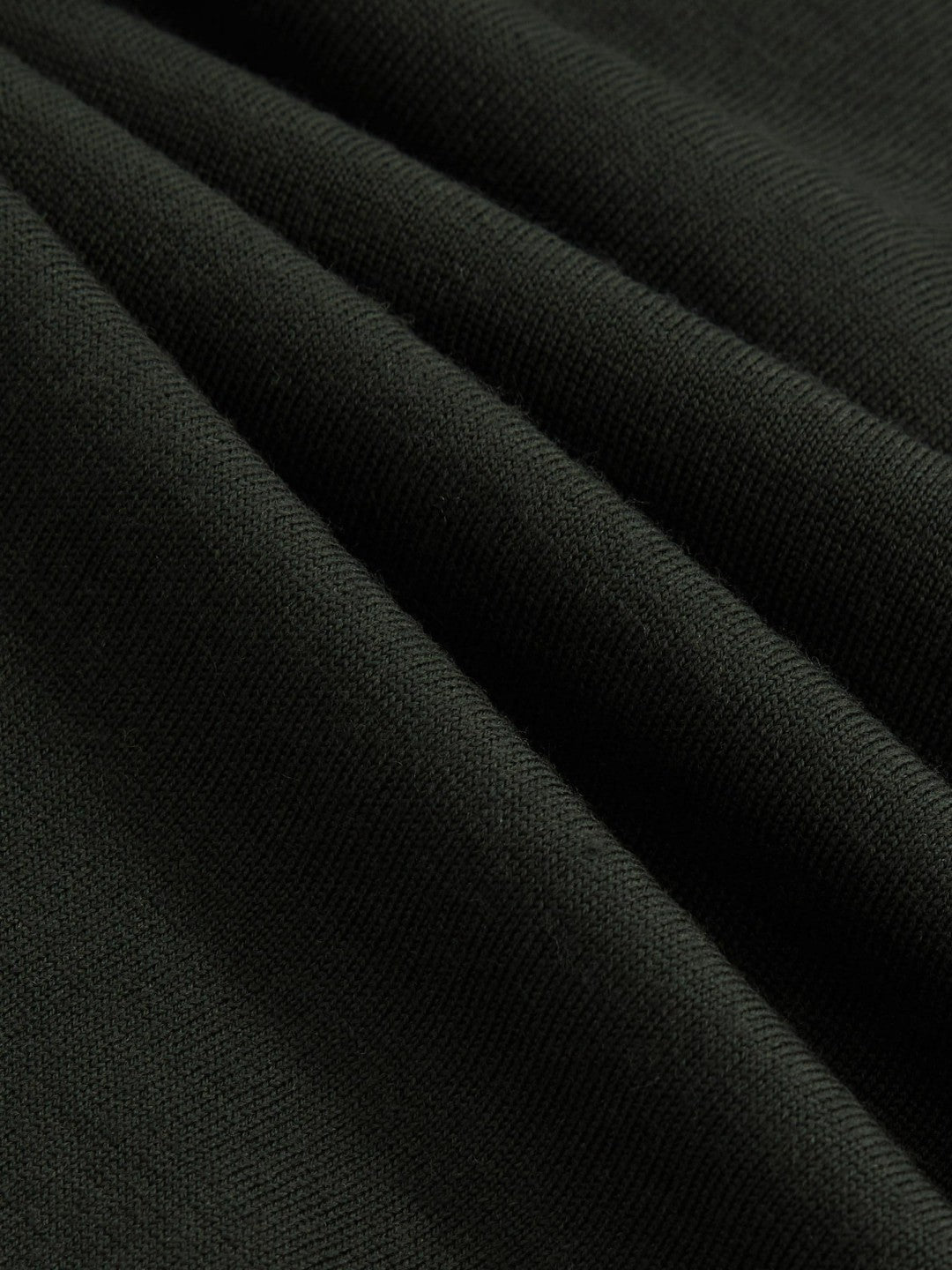 Reiss | Merino Wool Half-Zip Jumper in Dark Military Green