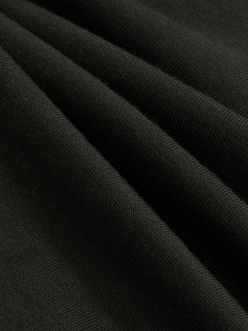Reiss | Merino Wool Half-Zip Jumper in Dark Military Green