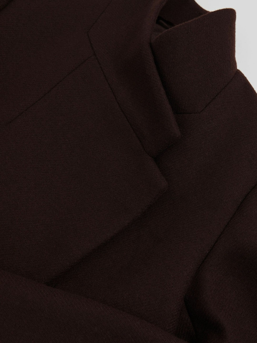 Reiss | Petite Coat in Chocolate Brown