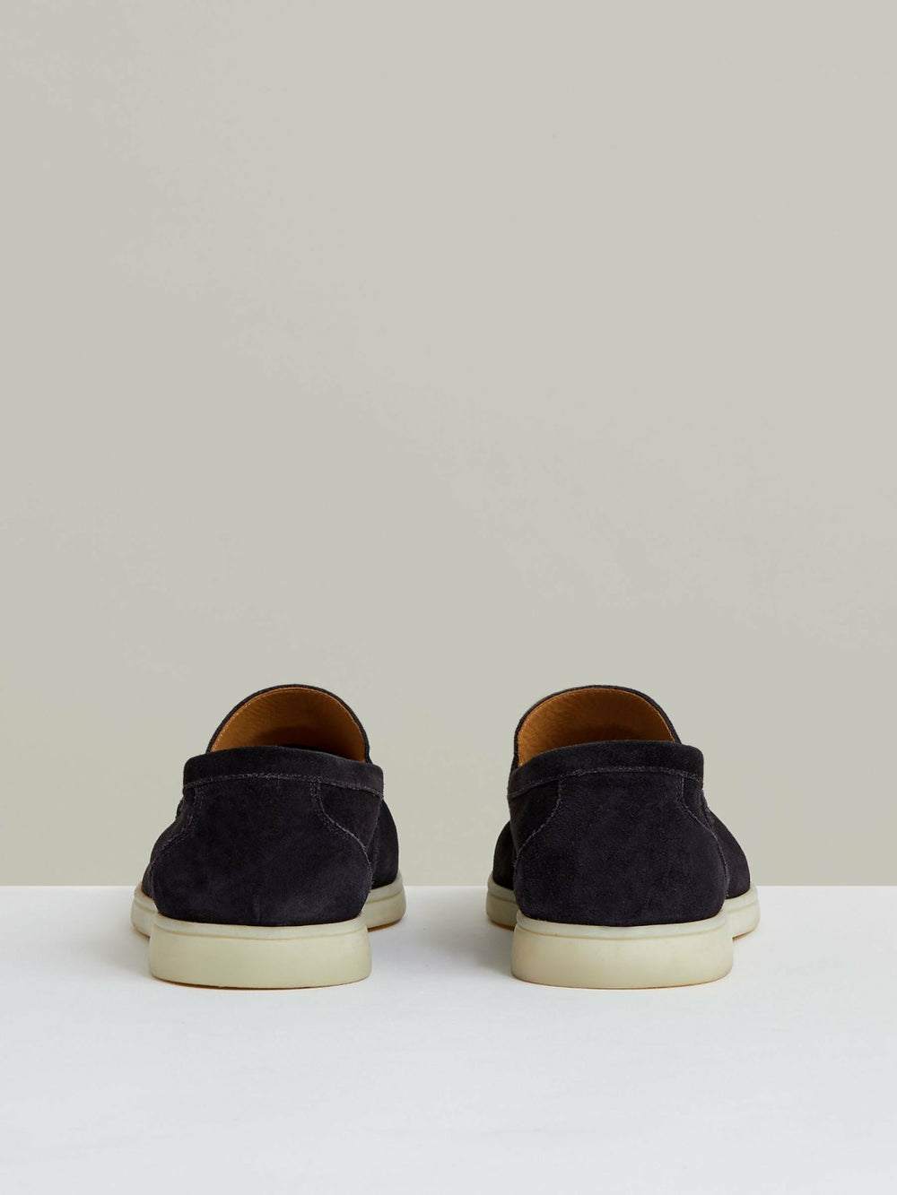Reiss | Suede Slip-On Loafers in Navy