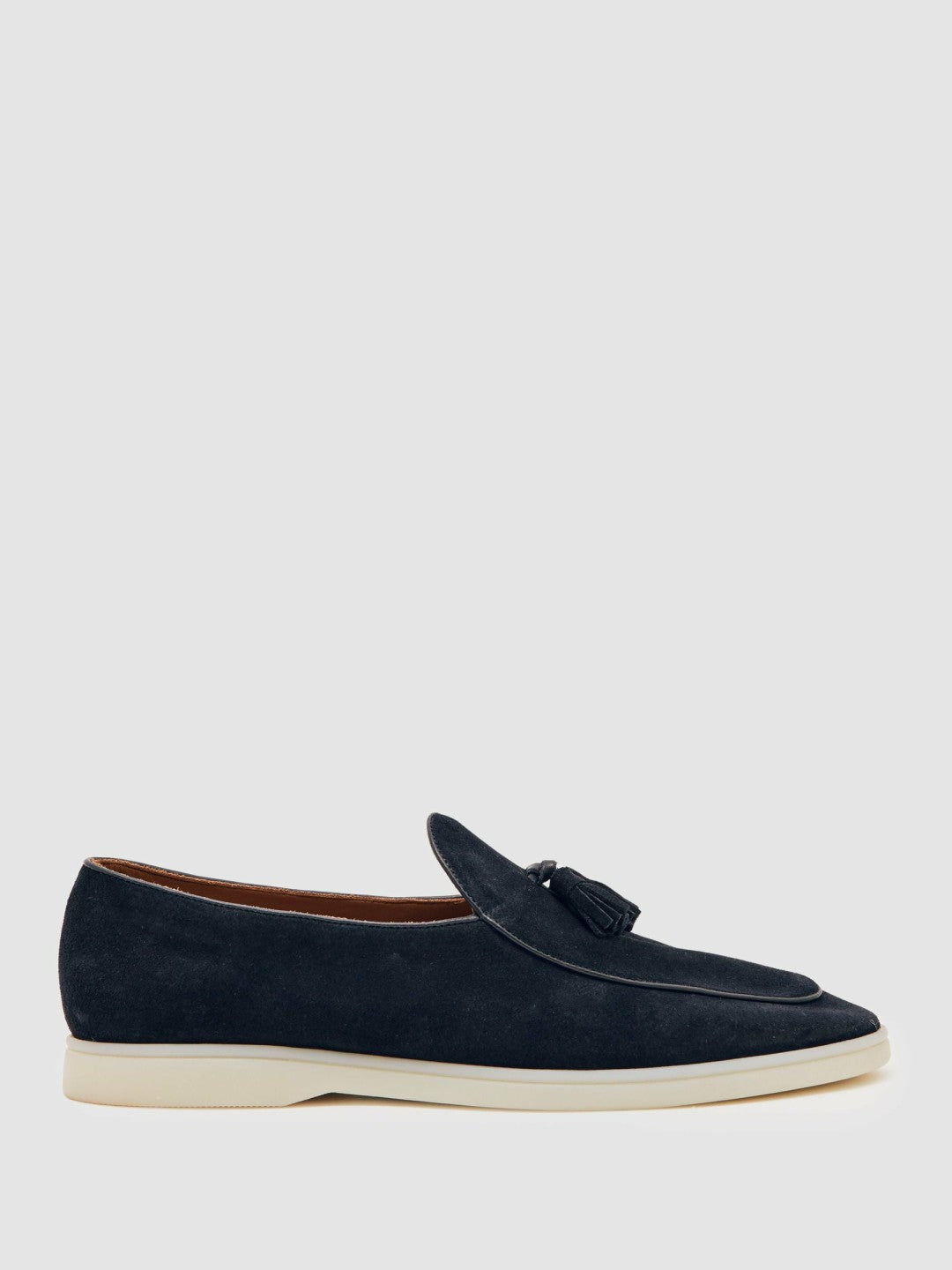 Reiss | Suede Tassel Loafers in Navy