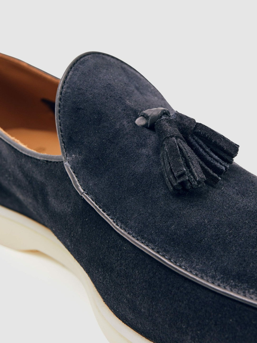 Reiss | Suede Tassel Loafers in Navy