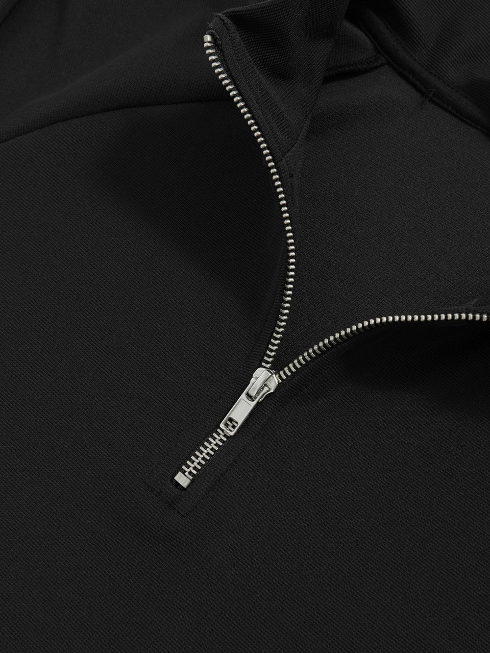 Reiss | Half-Zip Funnel-Neck Sweatshirt in Black