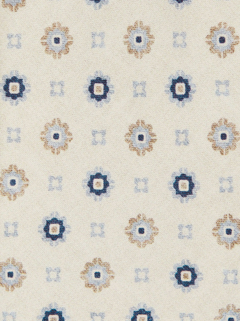 Reiss | Silk Floral-Medallion Tie in Ivory