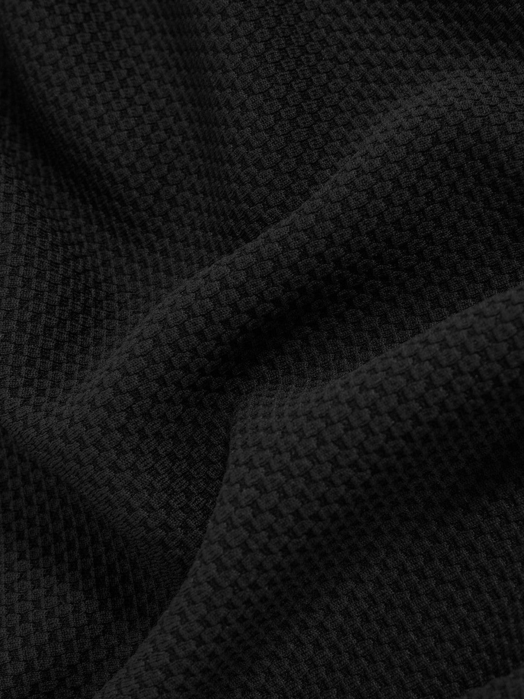 Reiss | Textured Crew-Neck T-Shirt in Black