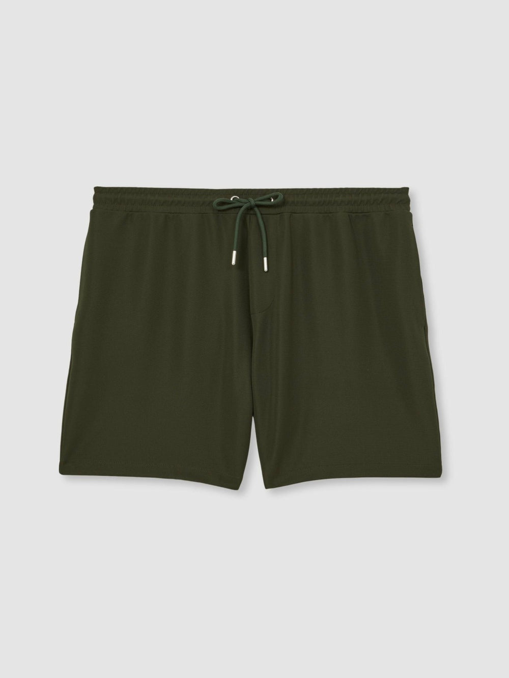 Reiss | Textured Drawstring Shorts in Green