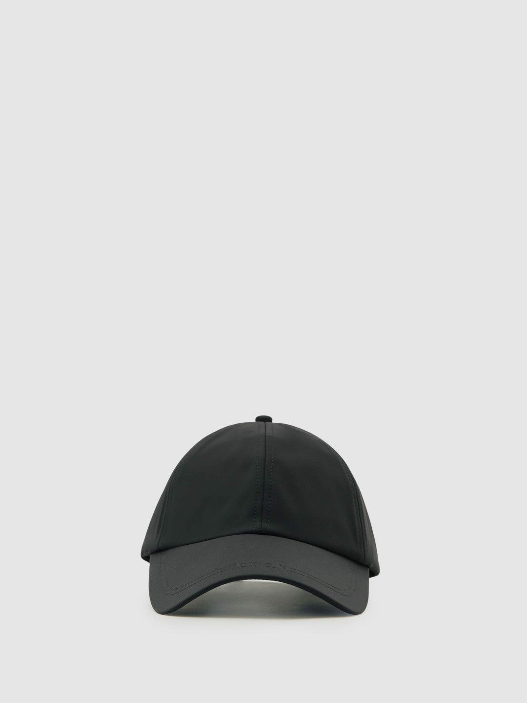 Reiss | Embroidered Logo Tech Baseball Cap in Black