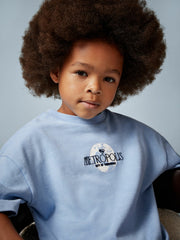 Reiss | 13-14 yrs Superman Metropolis Logo T-Shirt in Light Blue