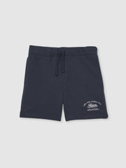 Reiss | 9-13 yrs Cotton Blend Motor Cars Sweat Shorts in Washed Blue