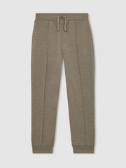Reiss | 3-9 yrs Interlock Drawstring Joggers in Taupe Brown