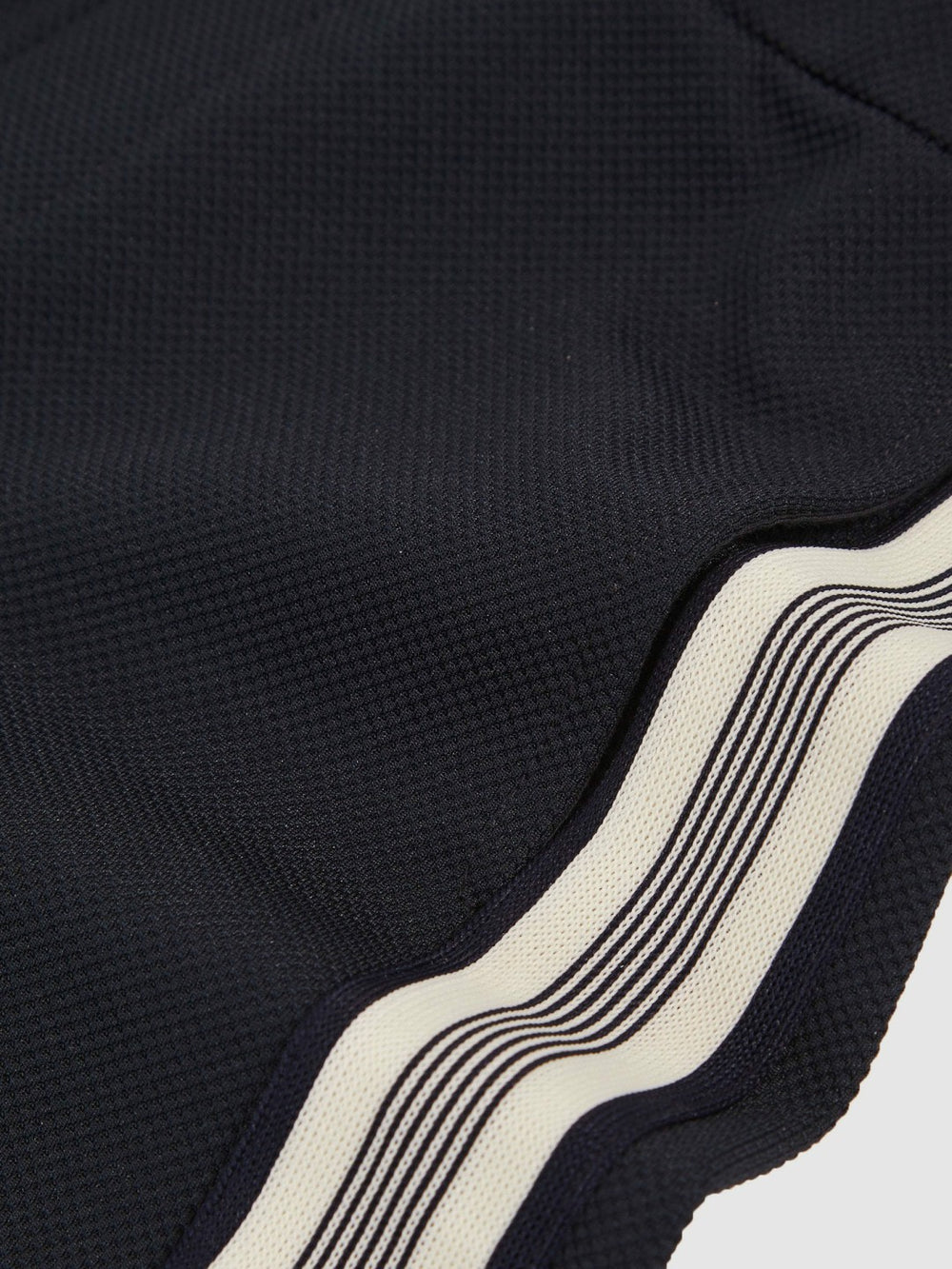Reiss | 3-9 yrs Side Stripe Textured Shorts in Navy Blue