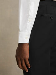 Reiss | Slim Fit Cotton Sateen Shirt in White