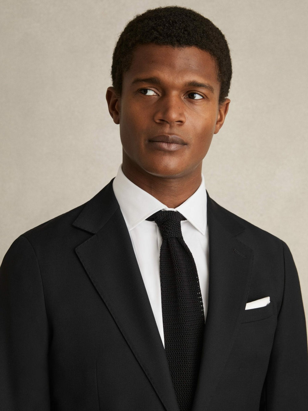 Reiss | Slim Fit Cotton Sateen Shirt in White