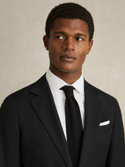 Reiss | Slim Fit Cotton Sateen Shirt in White
