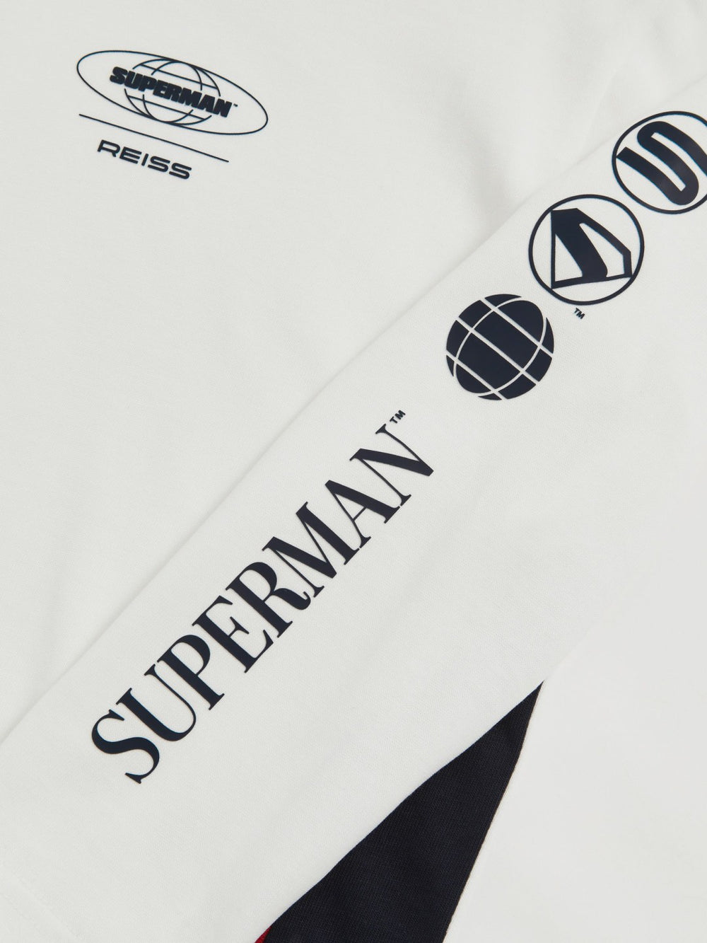 Reiss | 9-13 yrs Superman Cotton Logo T-Shirt in White