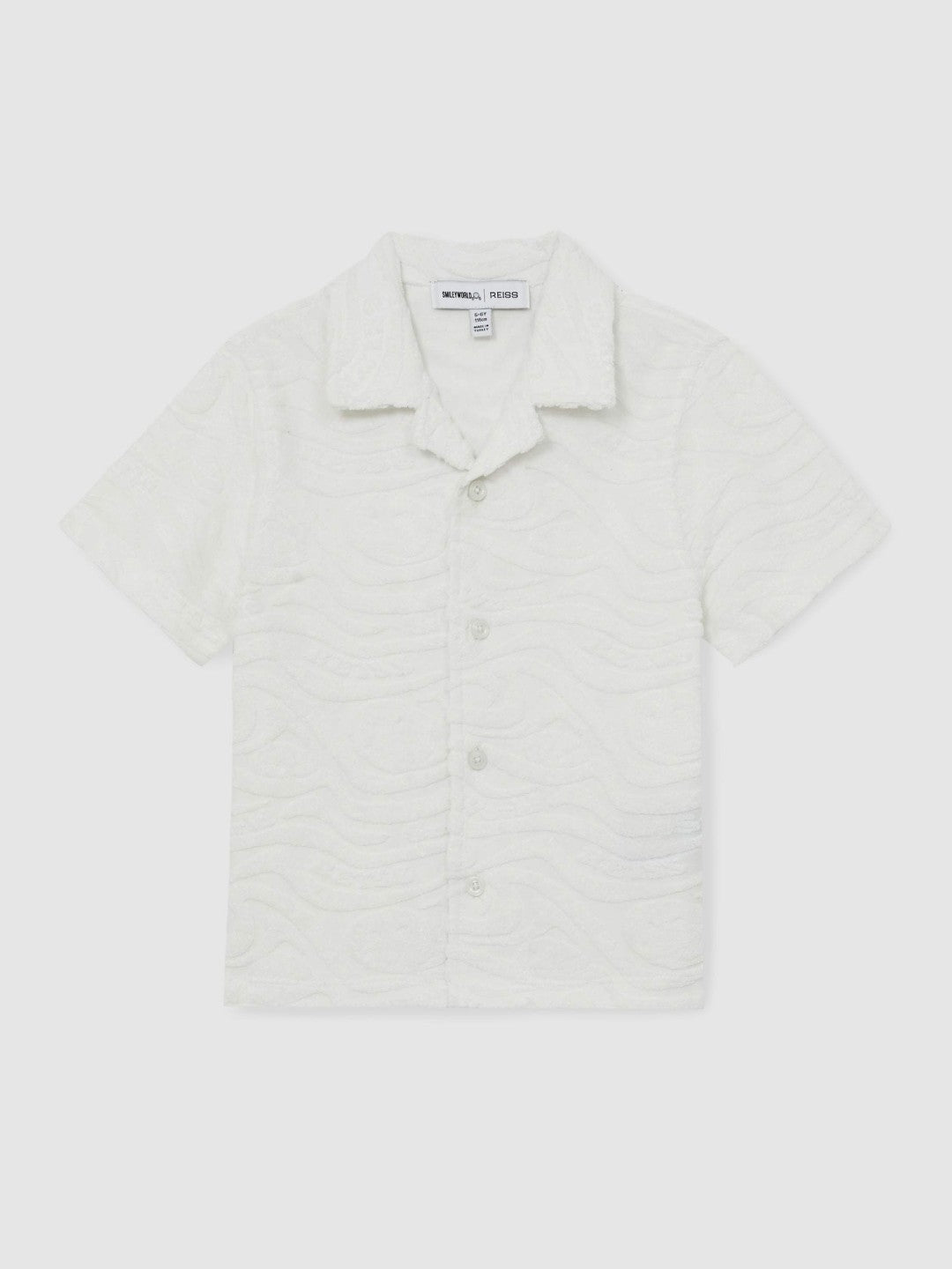 Reiss | 13-14 yrs SmileyWorld Wave Texture Shirt in White
