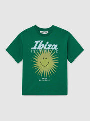 Reiss | 9-13 yrs SmileyWorld Sun Motif T-Shirt in Bright Green