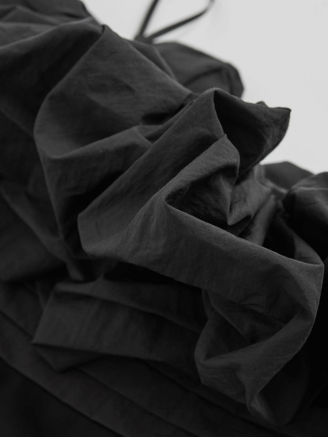 Reiss | Sculptural Strapless Mini Dress in Black