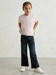 Reiss | 13-14 yrs Cotton Crew Neck T-Shirt in Pink