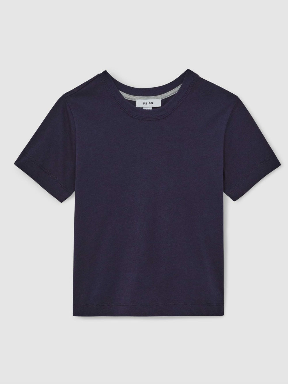 Reiss | 9-13 yrs Cotton Crew Neck T-Shirt in Navy