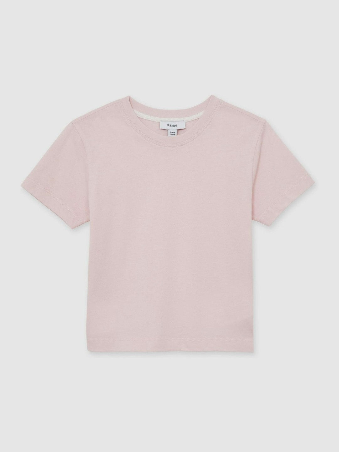 Reiss | 3-9 yrs Cotton Crew Neck T-Shirt in Pink