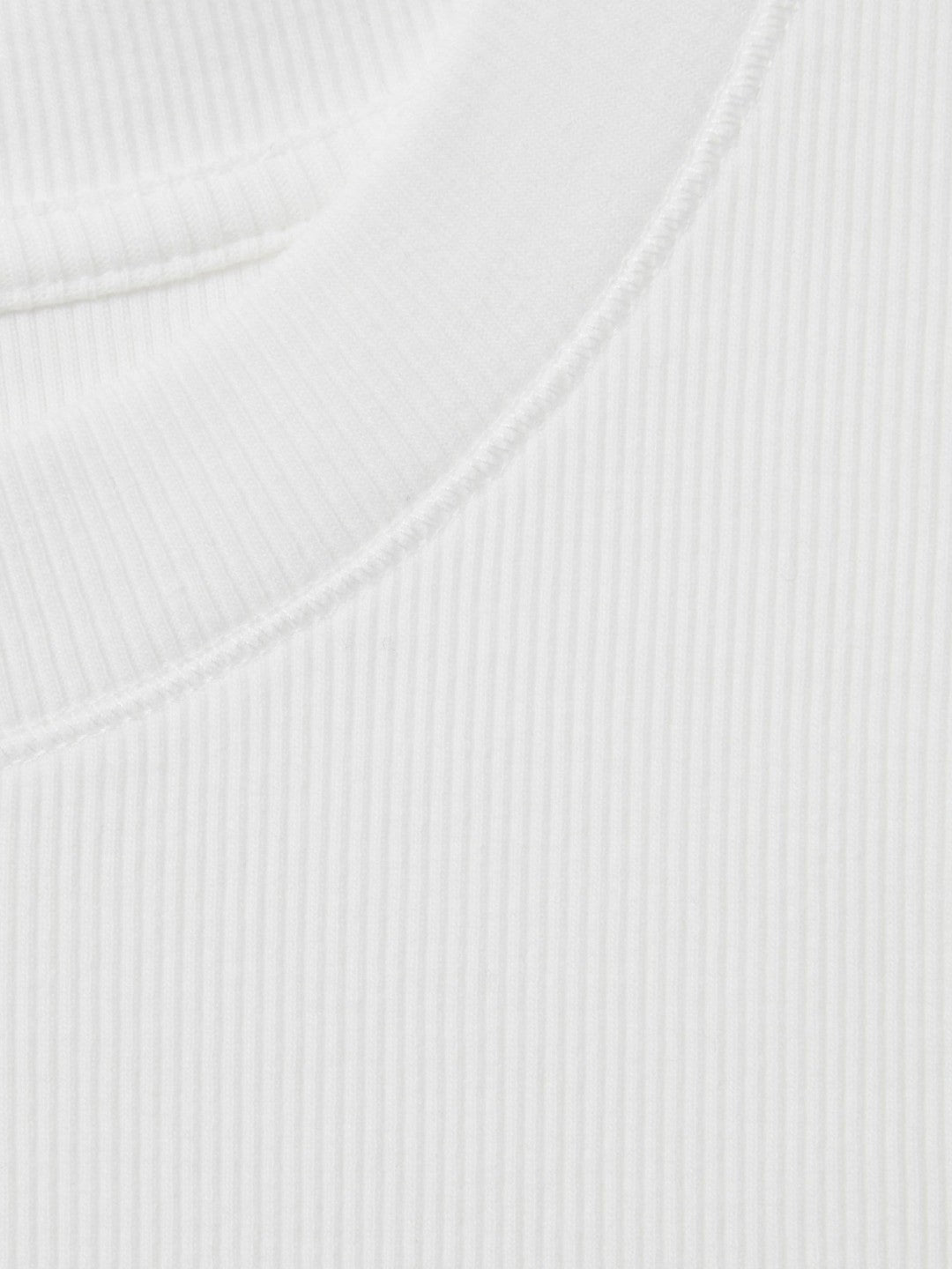 Reiss | Ribbed Ruched Waist Vest in White