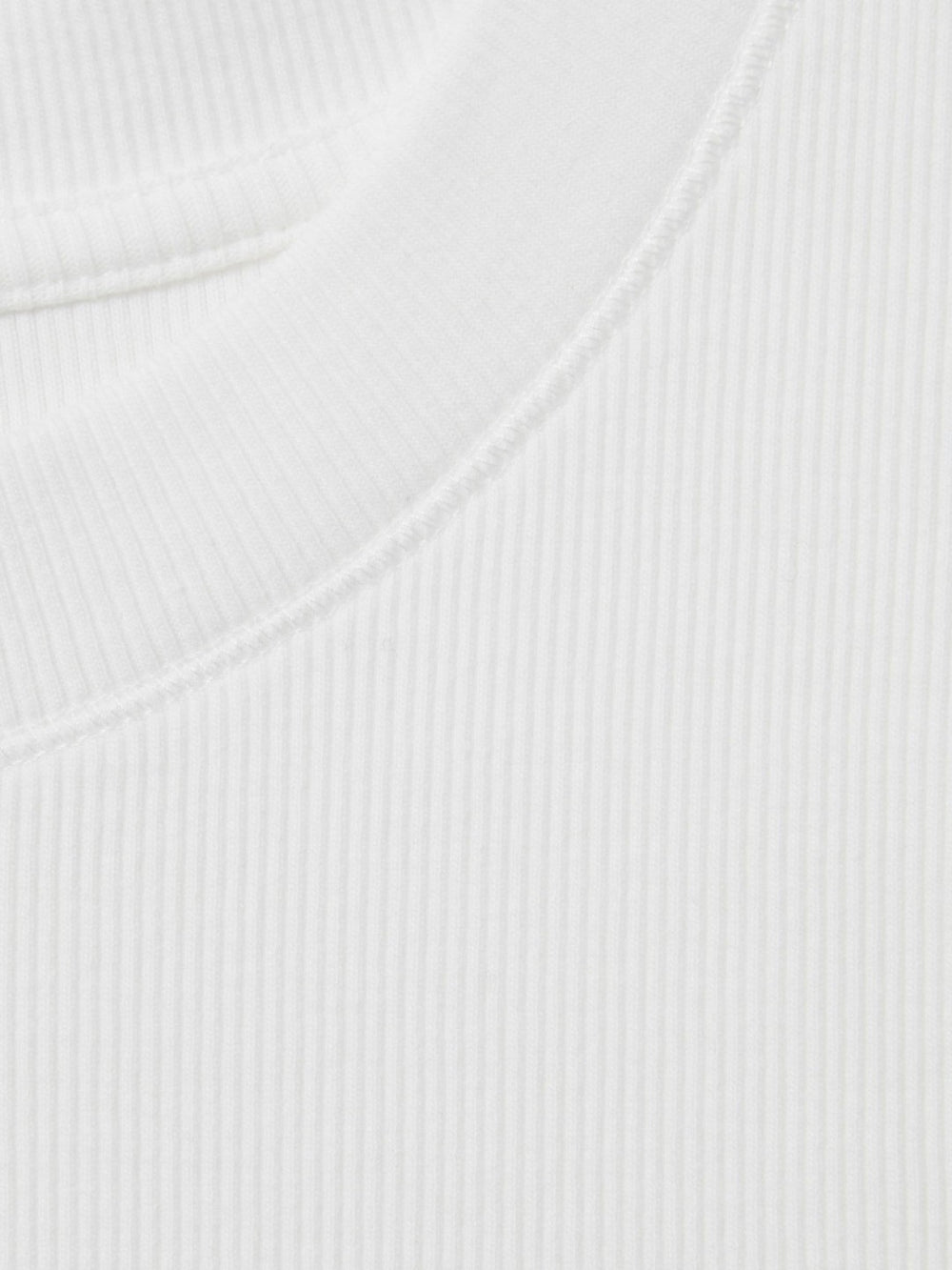 Reiss | Ribbed Ruched Waist Vest in White