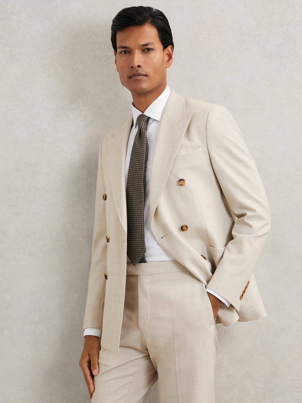 Reiss | Suit Jacket in Stone