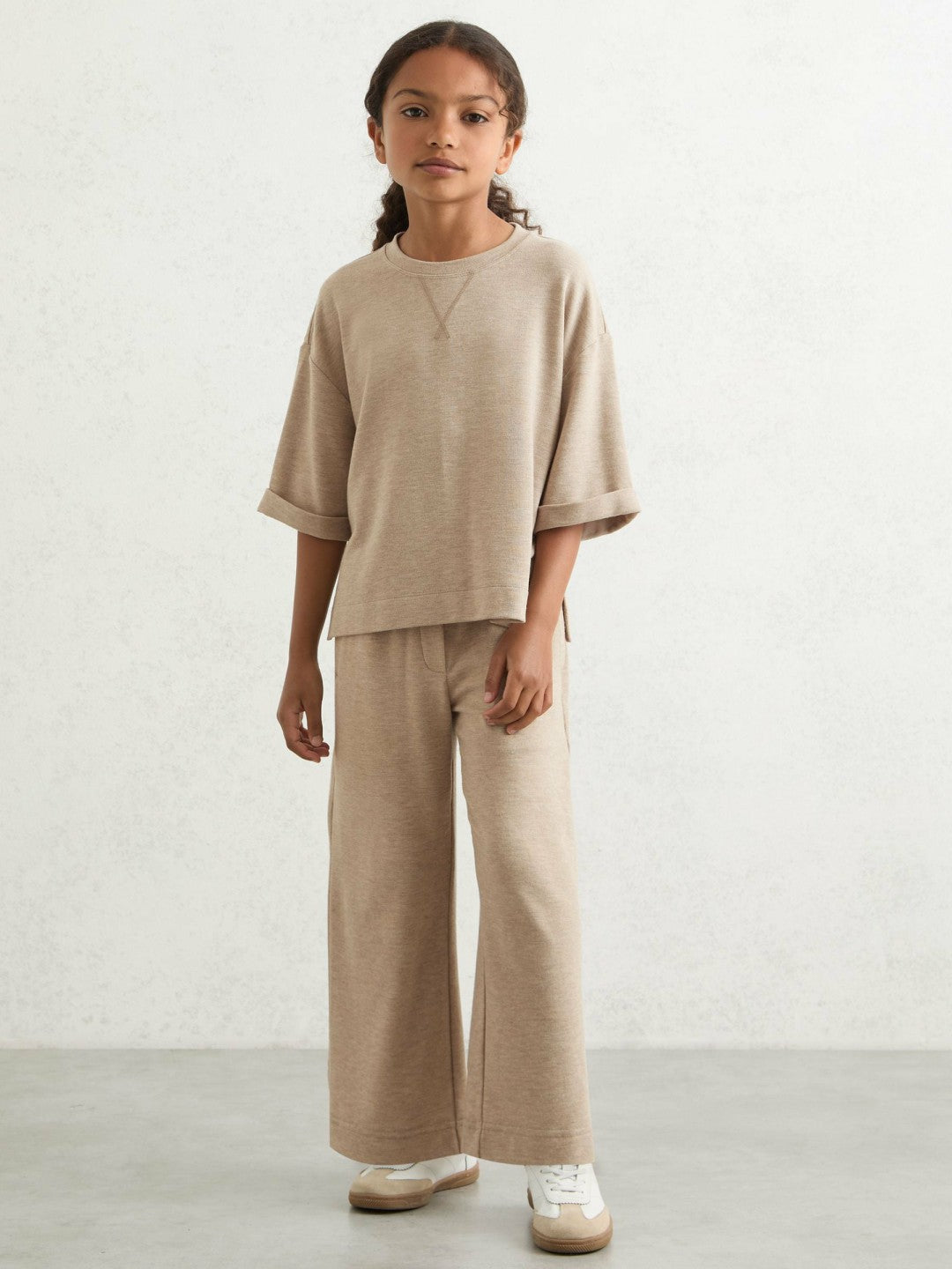 Reiss | 3-9 yrs Top And Trousers Lounge Set in Oatmeal