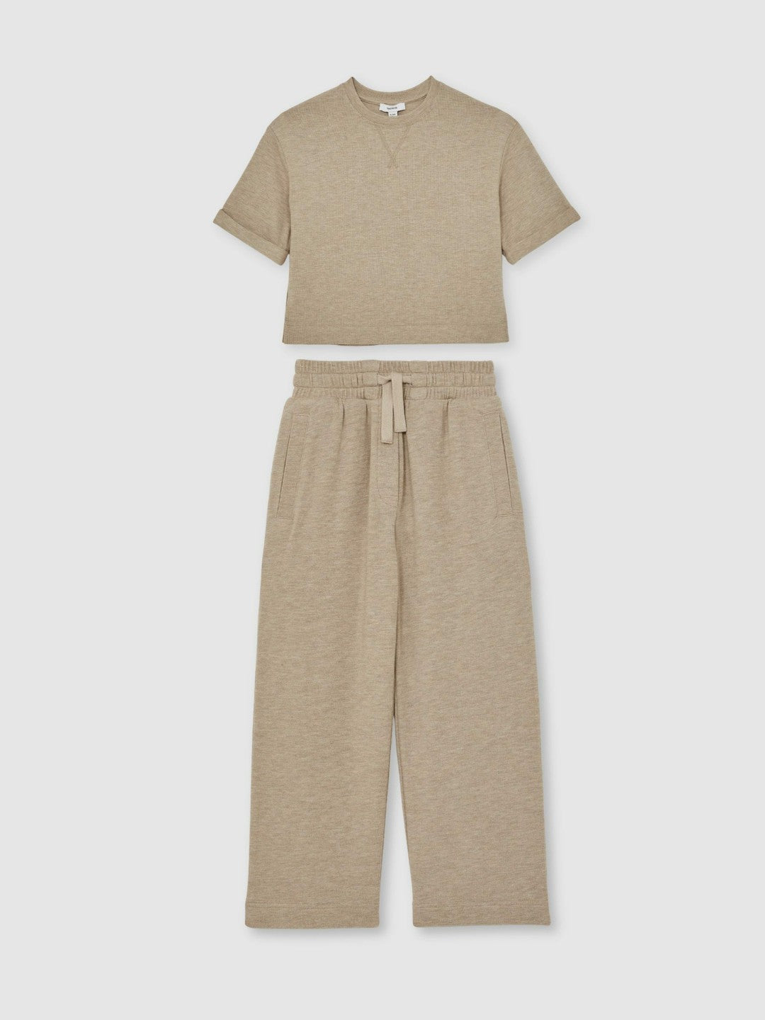 Reiss | 9-13 yrs Top And Trousers Lounge Set in Oatmeal