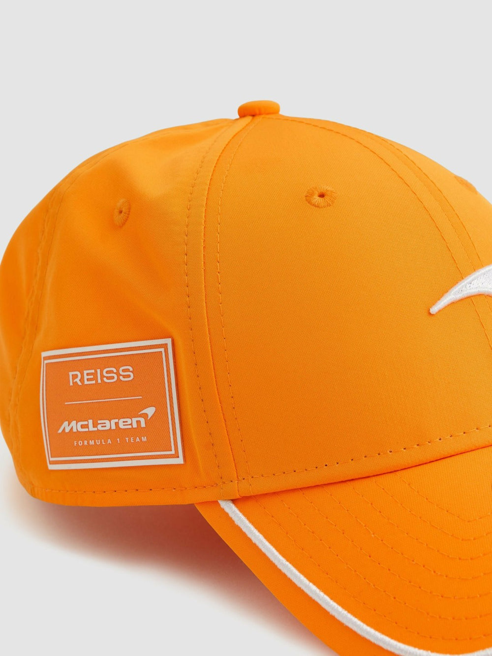 Reiss | McLaren F1 Team Speedmark Logo Cap Unisex Fit in Papaya Orange