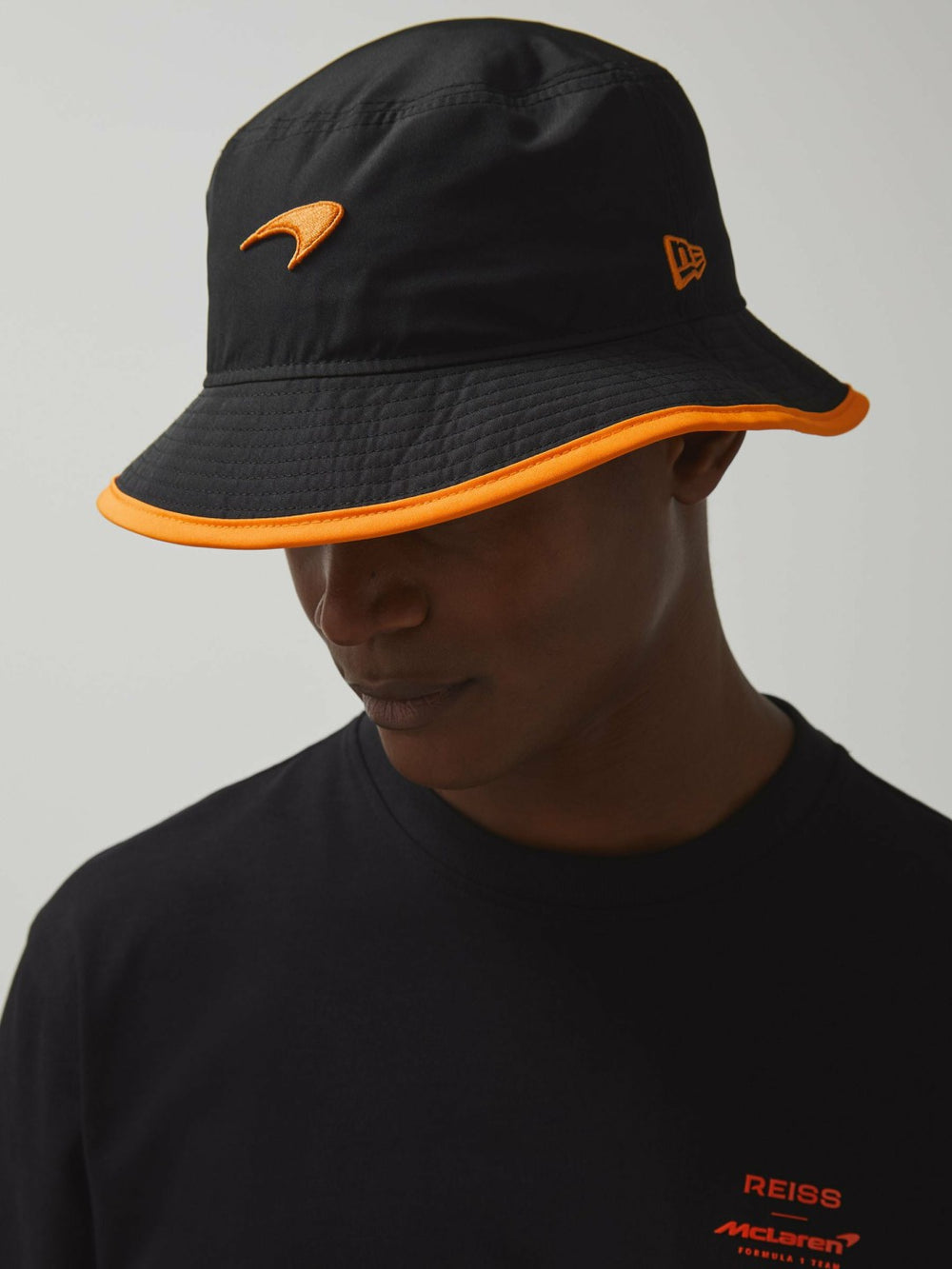 Reiss | McLaren F1 Team Speedmark Bucket Hat in Black
