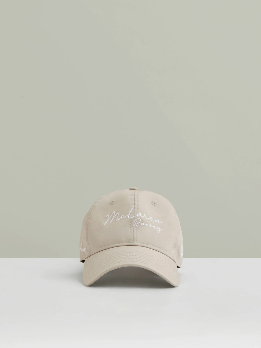 Reiss | McLaren Racing Logo Embroidered Cap Unisex Fit in Stone
