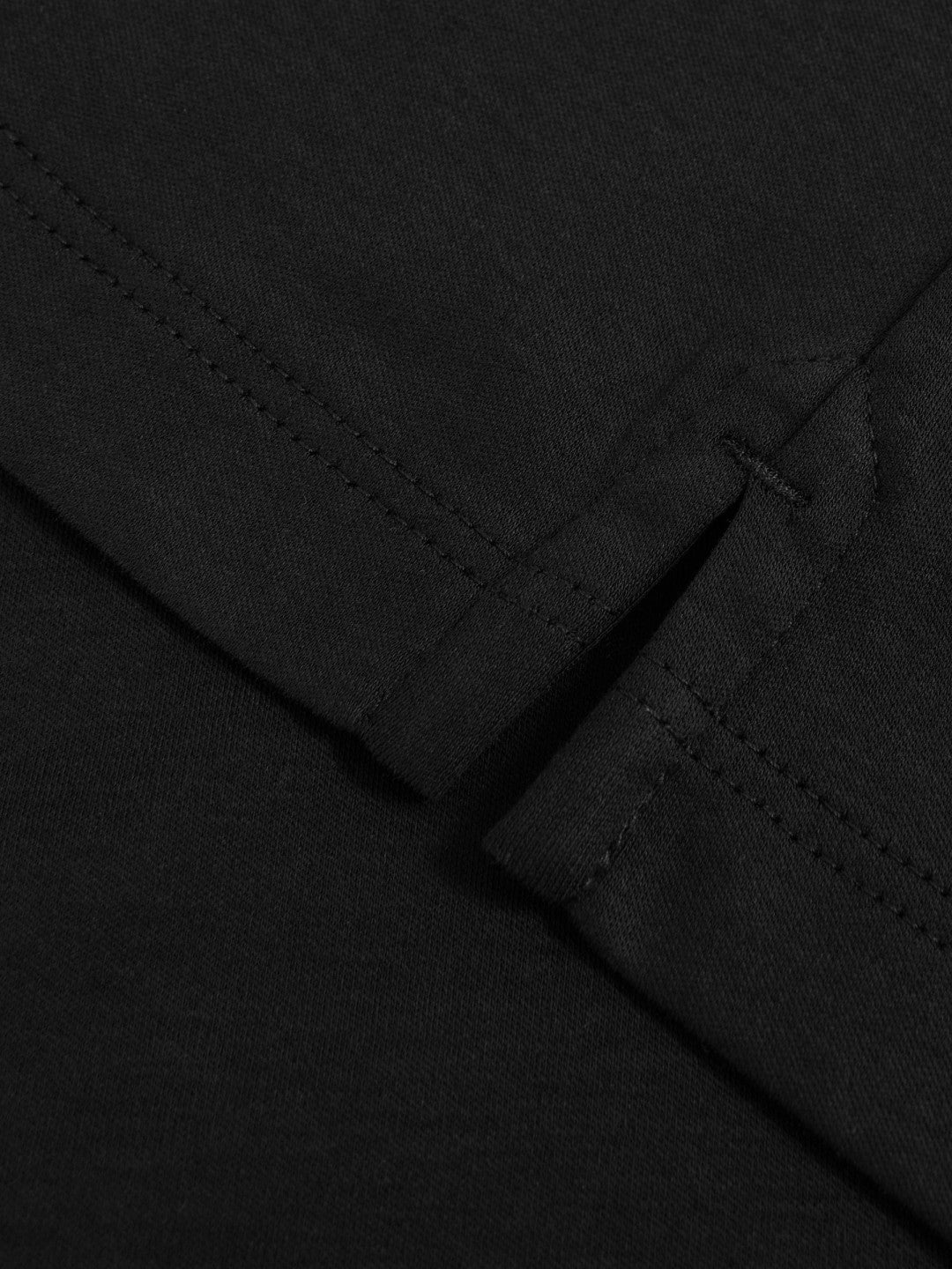 Reiss | Cotton Short-Sleeve Polo Shirt in Black