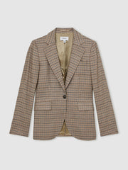 Reiss | Jacket in Neutral Check