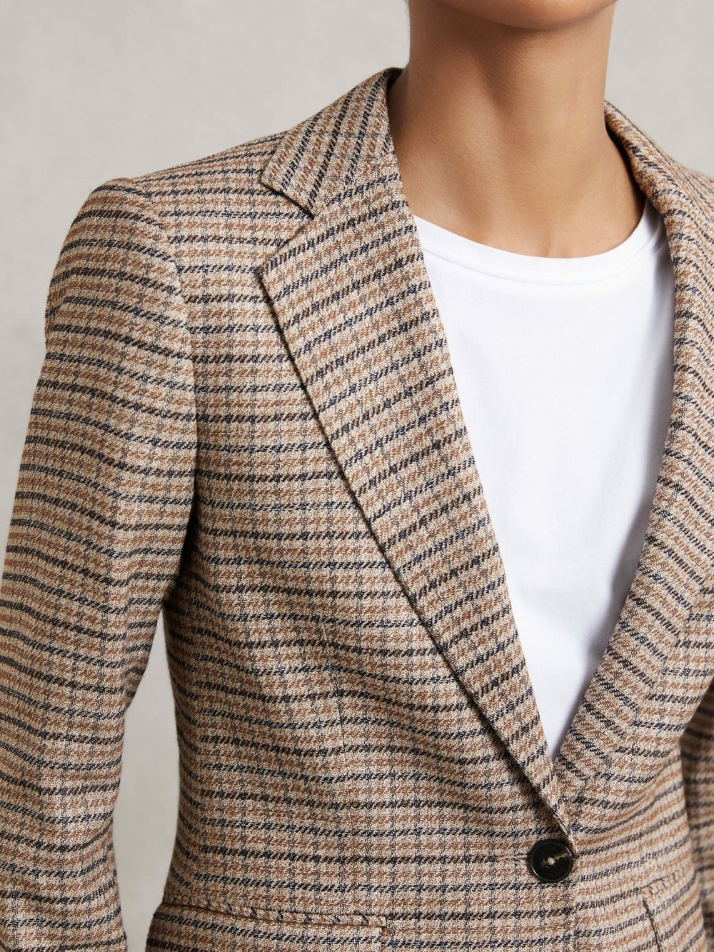 Reiss | Jacket in Neutral Check