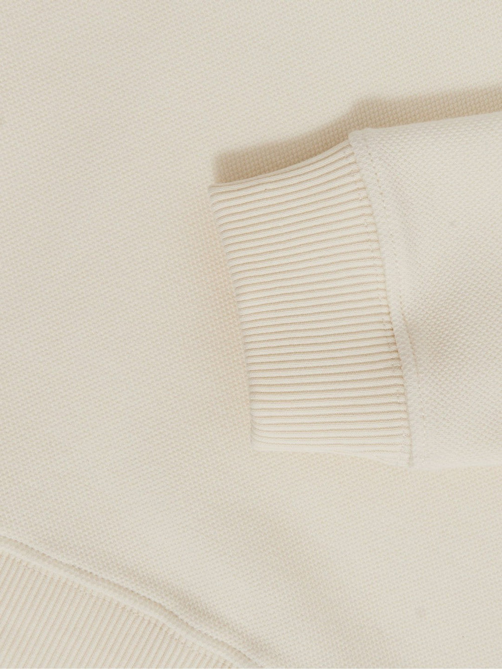 Reiss | 9-13 yrs Cotton-Blend Textured Sweatshirt in Off White