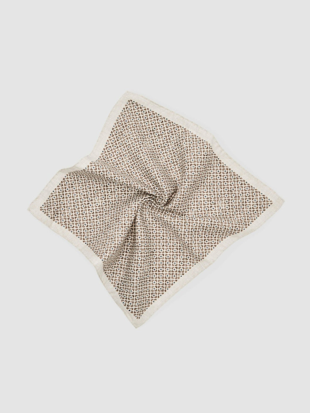 Reiss | Pocket Square in Oatmeal Melange