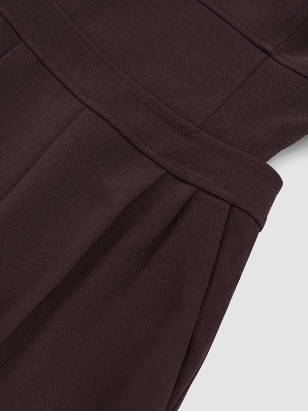 Reiss | Wide-Leg Cut-Out Jumpsuit in Burgundy